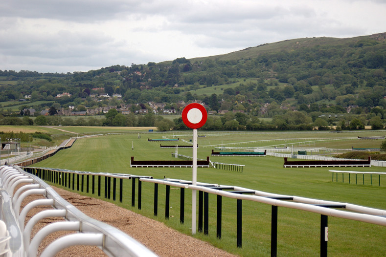Finishing Post at Cheltenham Racecourse