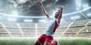 Football Player Celebrating - 500px