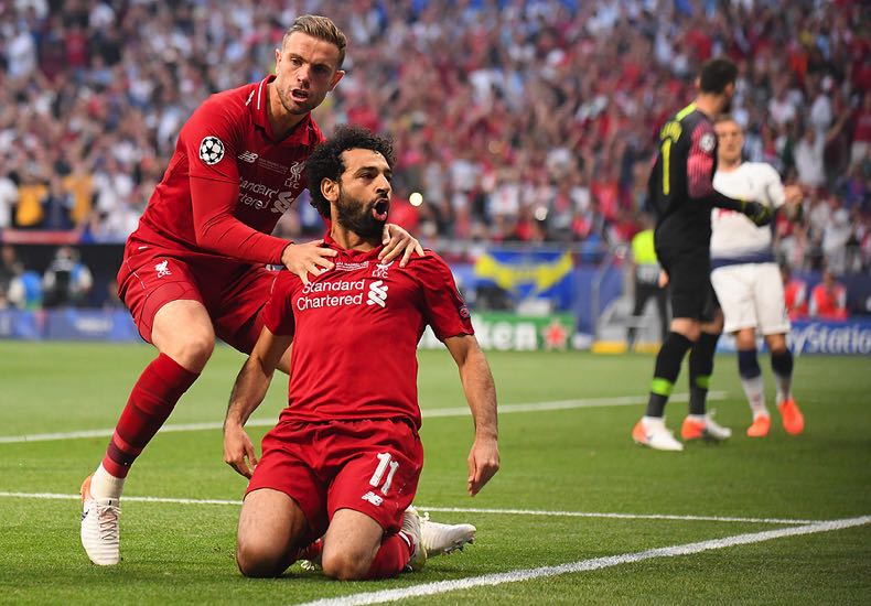 Salah & Henderson of Liverpool