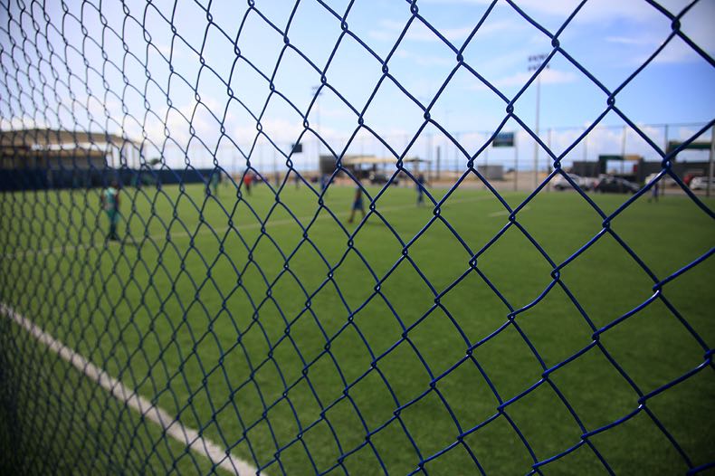 Football field: on the outside looking in