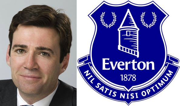 Andy Burnham Everton
