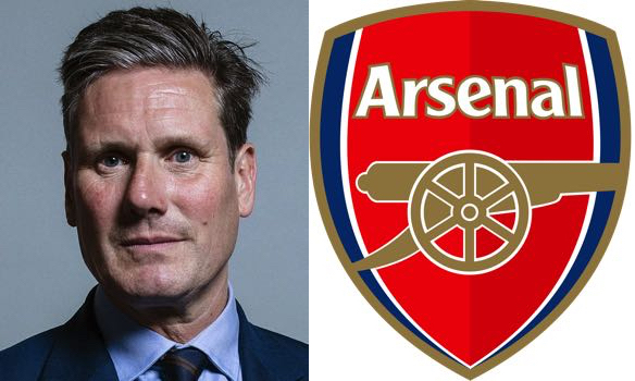 Keir Starmer Arsenal
