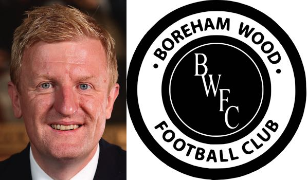 Oliver Dowden Boreham Wood