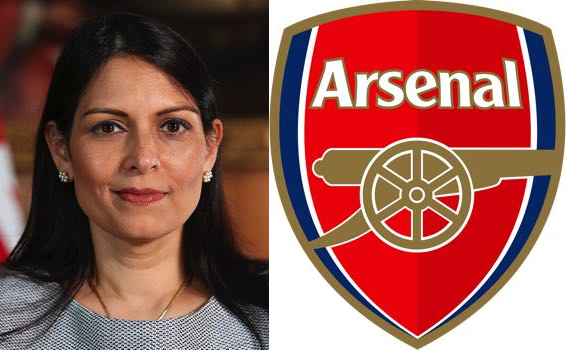 Priti Patel Arsenal