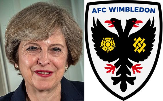 Theresa May Wimbledon