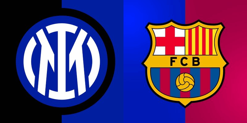 Inter Milan and FC Barcelona Logos